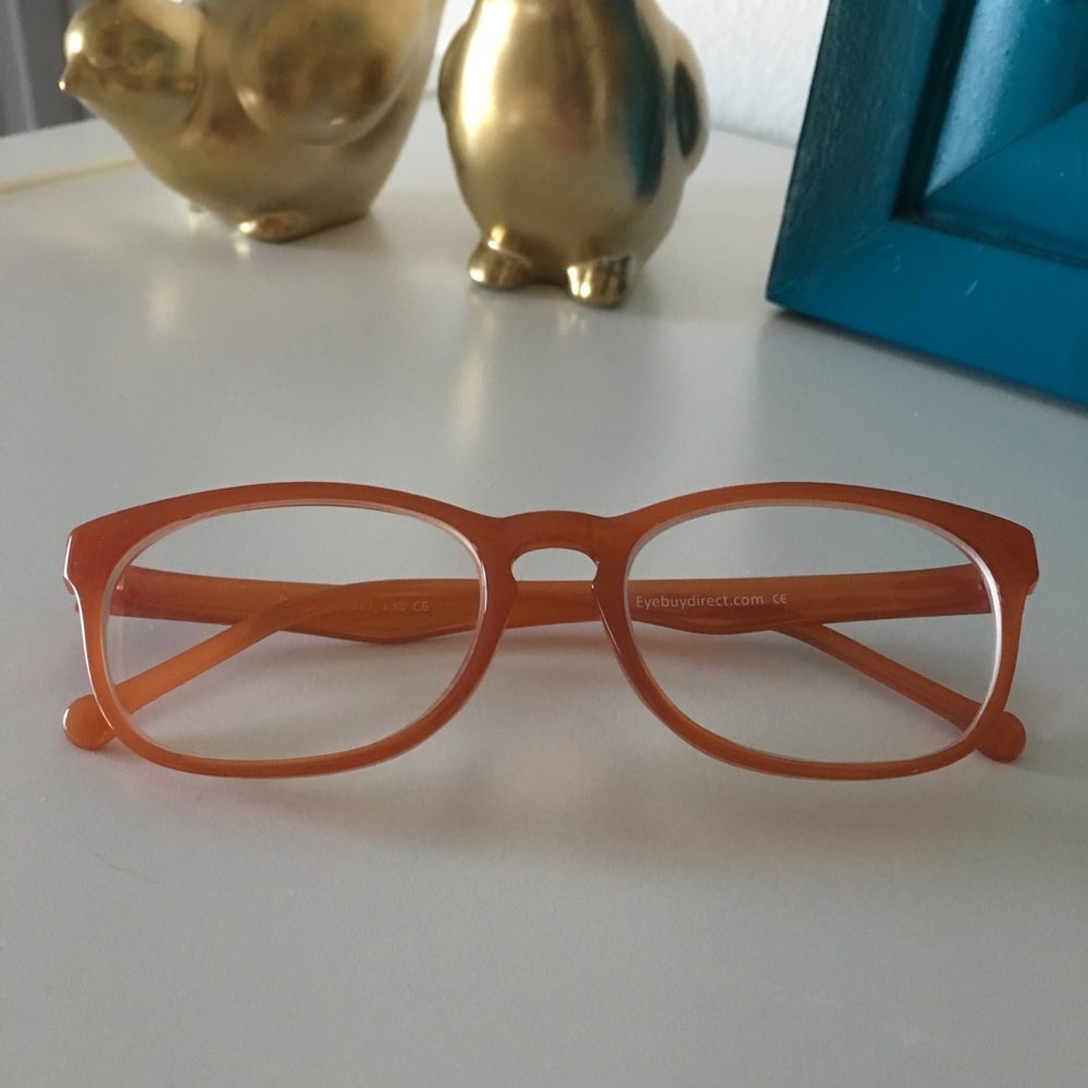 Orange Prescription Eyeglasses